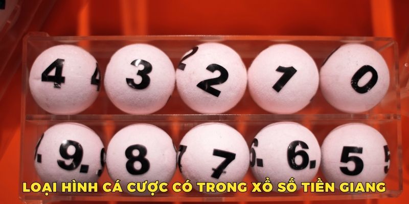Loại hình cá cược có trong xổ số Tiền Giang